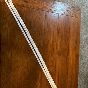 Cherokee White Braided Genuine Leather Belt - XL